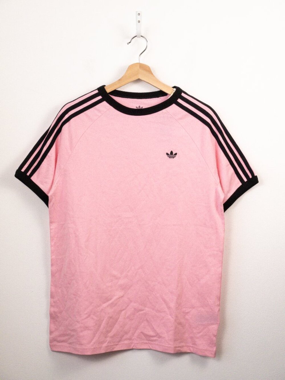 Adidas Originals Pink California 3-Stripe Tee Junior XL